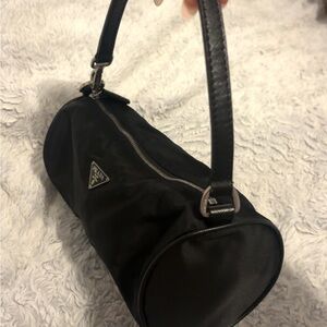 Prada Black Nylon Shoulder Bag